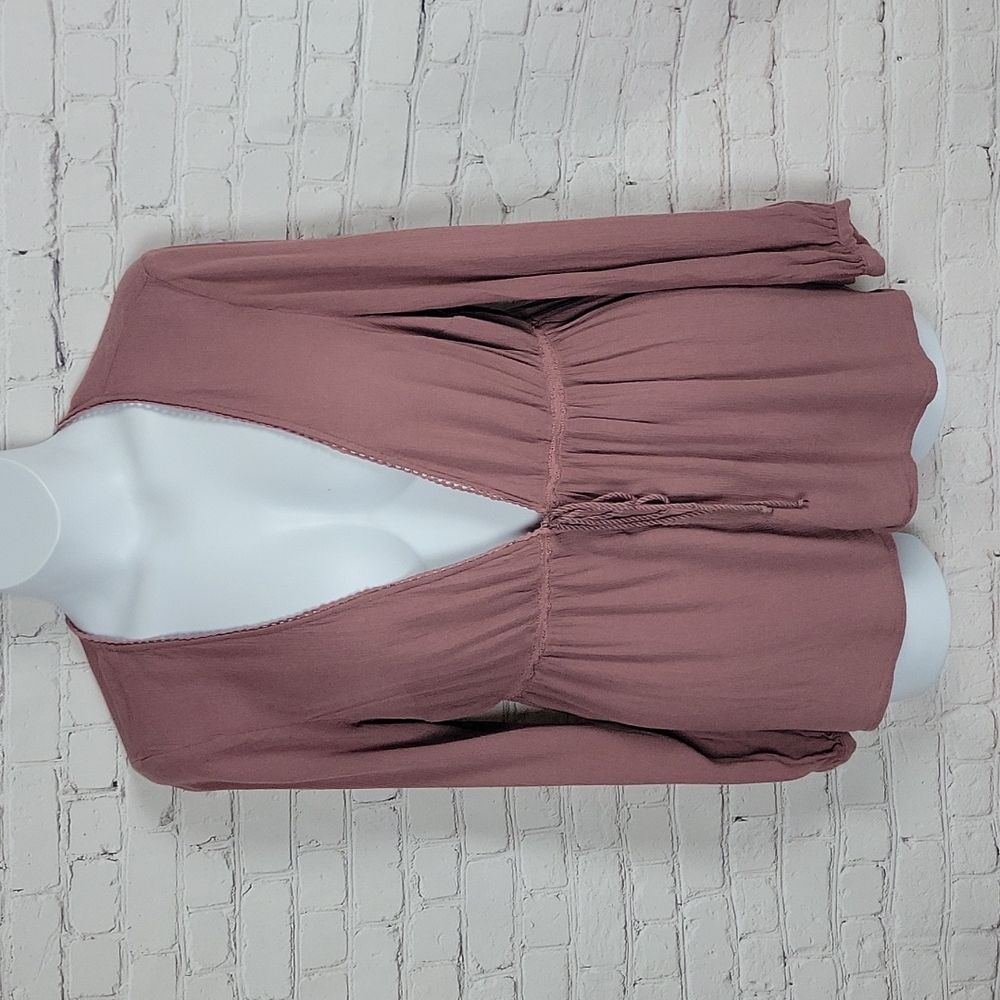 Torrid - Mauve Pink Peasant Top 💘